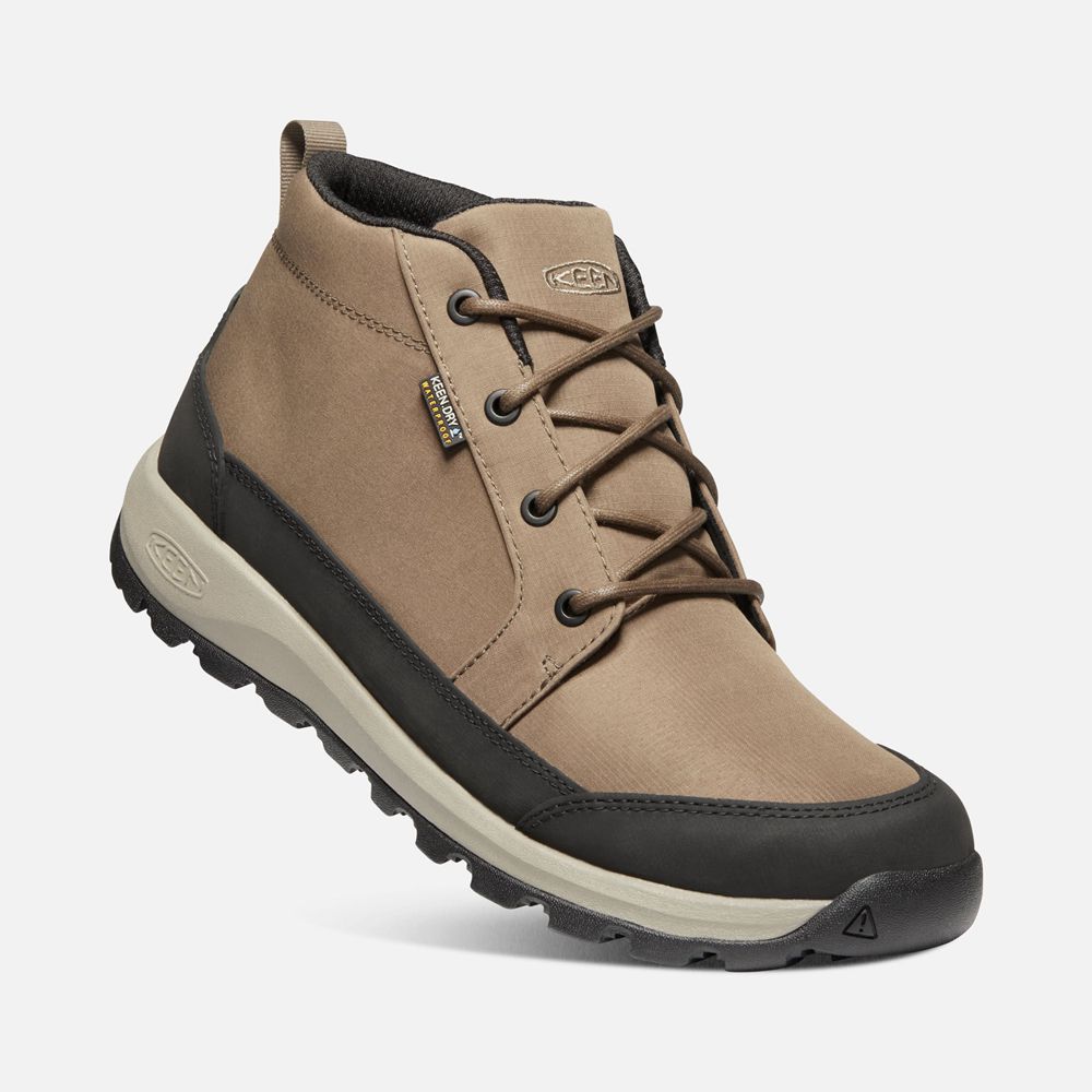 Bottes Chukka Keen Homme Kaki | Glieser Nylon Waterproof | WJCMF-7408